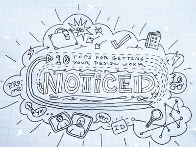 10 tips to get noticed! 10 design drawing gif illustration noticed promo sketch sketchbook tips