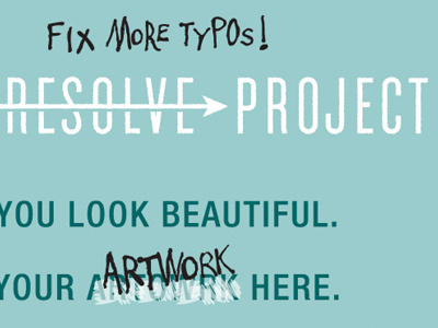 Fix more typos! fix more resolution resolve to resolve project typos