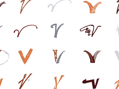 V hand hand drawn letter lettering letters more vs texture type typography v