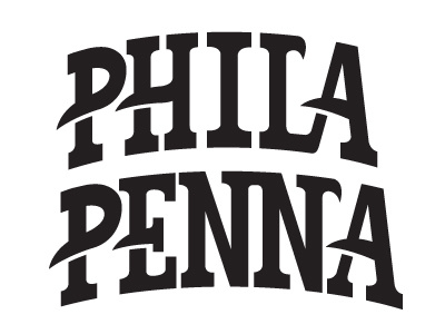 Phila Penna vector custom lettering pa penna pennsylvania phila philadelphia philly tyle type typography