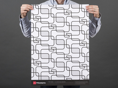 Type Tiles Poster black and white design graphic design pattern patterns poster repeat s type typography