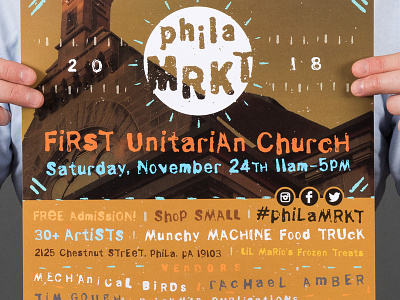 PhilaMRKT Poster art artist design logo market phila philamrkt poster type typography