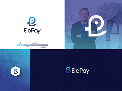 Elepay Logo branding design elepay elepaylogo eplogo gbpelephantlogo graphic design illustrator logo logo design paylogo paymentlogo
