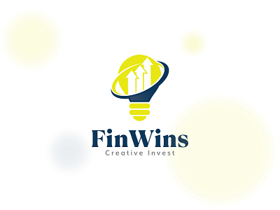 Creative Invest Logo branding creative invest design electric bulb financial logo graphic design illustrator invest logo light bulb logo logo logo design youtube logo