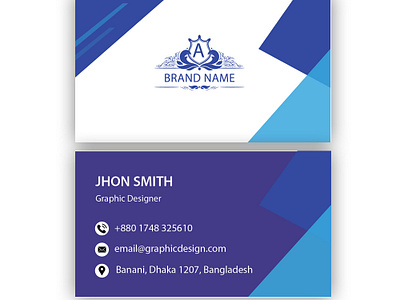 Business Card Design _V1 branding business card graphic design illustration