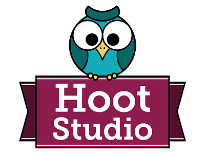 Hoot Studio Branding branding hoot identity logo owl