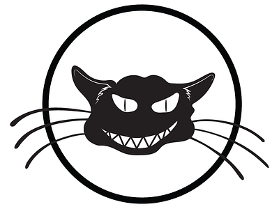 Logo Concept black cat brand branding cat kitty logo mark