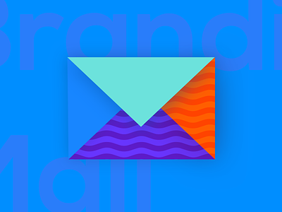 Branding Concept for mail app app branding chat icon logo