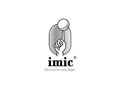 Imic Logo Design - the world on your finger brand brand design brand identity branding design designer graphic design logo logo design logo designer visual identity