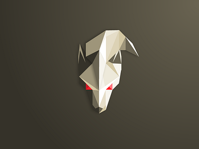 Low Poly Ninetales fanart gaming illustration kitsune low poly ninetales pokemon polygon triangle wolf