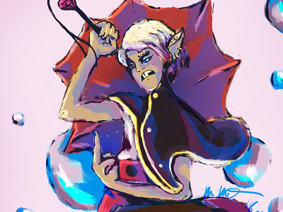 Abra-ca-FUCKYOU dungeons and dragons fanart illustration podcast taako the adventure zone wizard