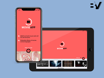 Movie App - Landing page