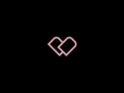 Paula Dantas | Brand Design brand branding clothes design fashion graphic design heart logo love mark vector