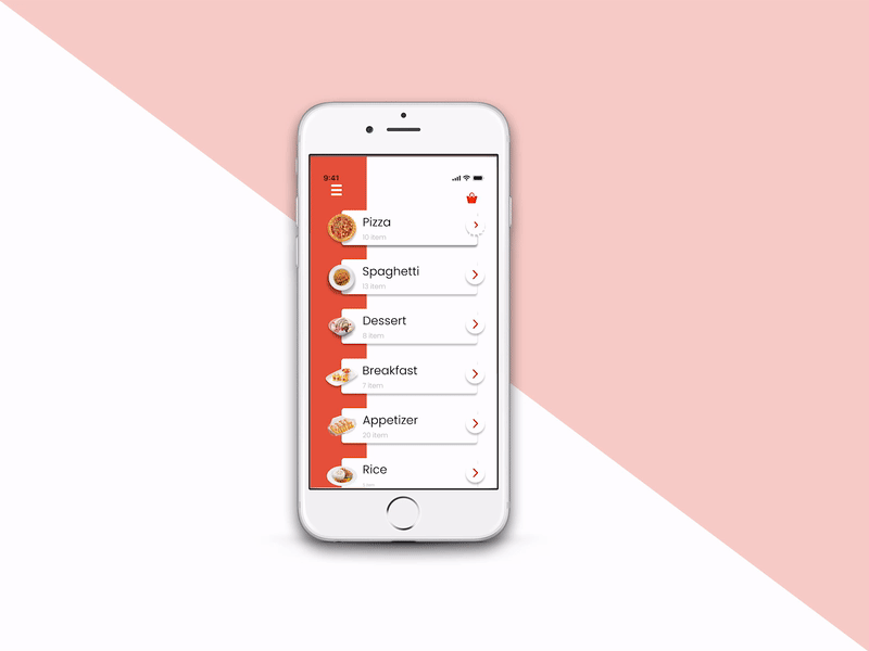 The Culinary Booking App animation design ui vector