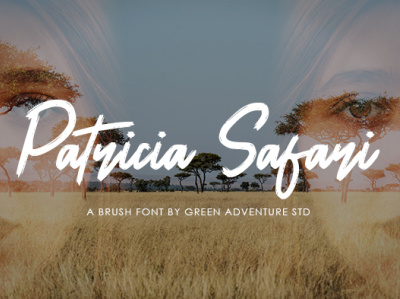 Patricia Safari - A Brush Font