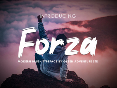 Forza - Modern Brush Typeface Font