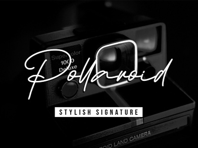 Pollaroid - Stylish Signature Font agreement business corporate creative document fashion film hand light modern nature photograph photographic photography professional sign signature web white write