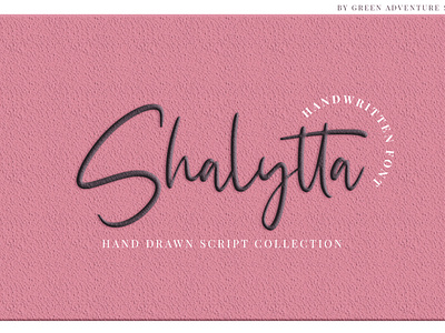 Shalytta - Hand Drawn Script beautifull branding design elegant font design handmade illustration lettering logo photography signature typography ui