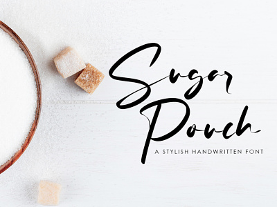 Sugar Pouch beautifull branding design font design handmade illustration logo photograph photography script script font sign signature typography ui vector
