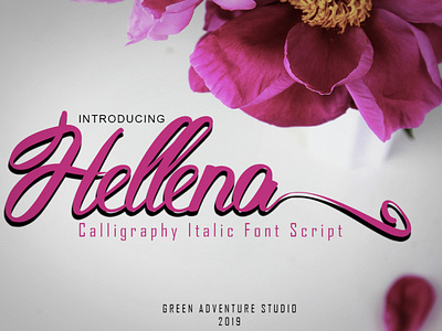 Hellena Italic-Calligraphy Italic Font Script