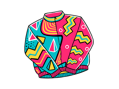 90's Vibe - Jacket Vector Illustration