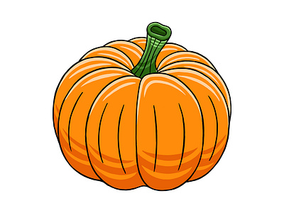 Pumpkin Vector Illustration autumn design food halloween holiday icon illustration isolated october pumpkin vector vegetable