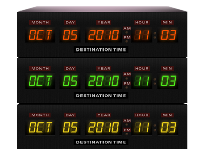 Time Circuit back to the future bttf nerduo time circuit