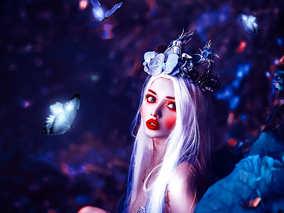 Queen of the underworld design graphic designer manipulation photography photoshop photoshop art