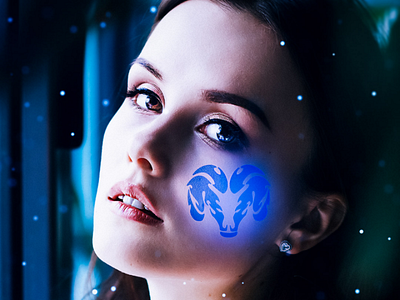 The Aries Girl aeries amazing art dribbble graphics photoshop pro