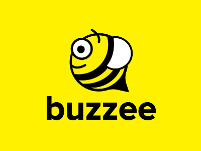 BUZZEE - Logo Design branding design flat graphic design icon identity illustration illustrator logo minimal typography vector