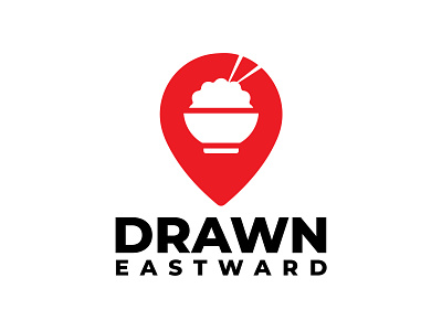 DRAWN EASTWARD - Logo Design branding design flat graphic design icon identity illustration illustrator logo minimal typography vector
