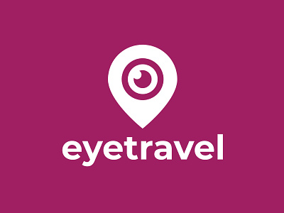 EYETRAVEL - Logo Design branding design flat graphic design icon identity illustration illustrator logo minimal typography vector