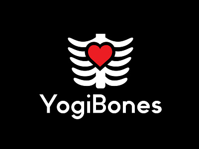 YOGIBONES - Logo Design branding design flat graphic design icon illustration logo minimal vector