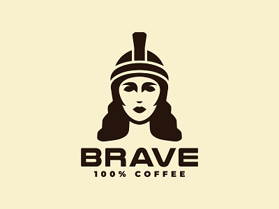 BRAVE - Logo Design branding design flat graphic design icon identity illustration illustrator logo minimal typography vector