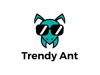 TRENDY ANT - Logo Design branding design flat graphic design icon identity illustration illustrator logo minimal vector