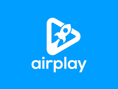 AIRPLAY - Logo Design branding design flat graphic design icon identity illustration illustrator logo minimal vector