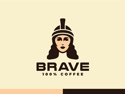 BRAVE - Logo Design branding business logo coffee coffee shop company logo flat icon identity illustration logo logo design minimal modern logo shop logo simple logo typography vector
