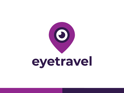 EYETRAVEL - Logo Design app app logo brand identity branding business logo company logo design flat icon identity logo logo design logotype minimal modern logo simple travel app travelling