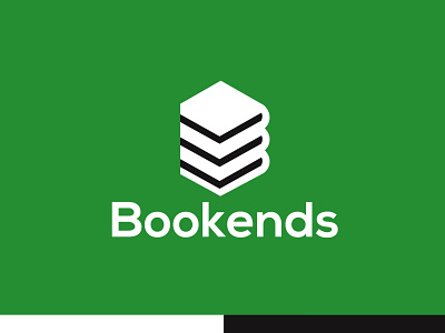 BOOKENDS - Logo Design abstract app app logo app store bookstore branding company logo design flat icon identity logo logo design logos logotype minimal modern modern logo simple vector
