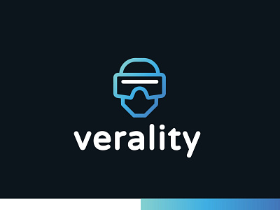 VERALITY - Logo Design branding company company brand logo company branding company logo design flat graphic design icon identity illustration logo logo design logotype minimal vector virtual virtual reality