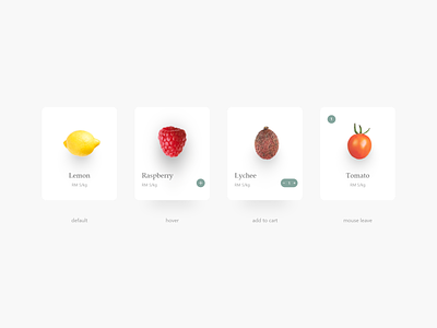 Minimal Product Cards