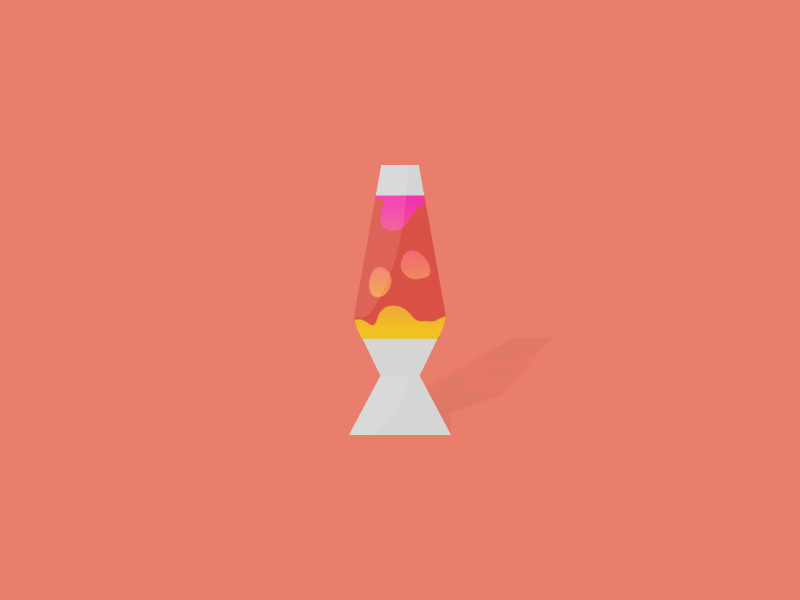 flat lava lamp