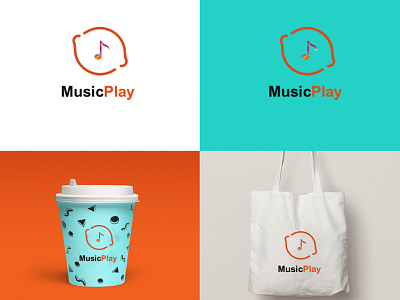 Minimalist brand identity branding clean design flat graphicdesign illustration minimalist logo music vector