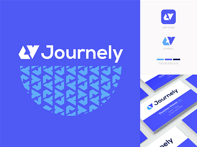 Journely Branding branding conversations design engagement journey logo technology