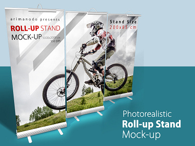 Roll-up Stand Mock up