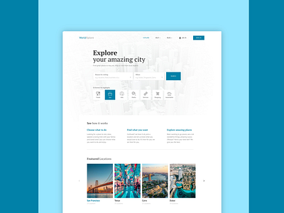 Tour Company Website UI creative designer dribbble graphicdesign uidesigner uitrends userexperience uxdesigner webdesigner website