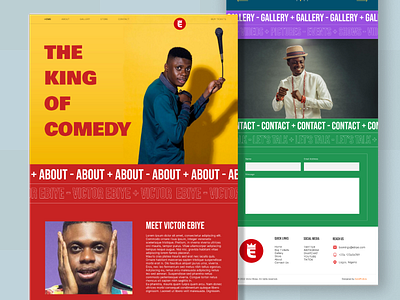 Landing Page for Victor Ebiye