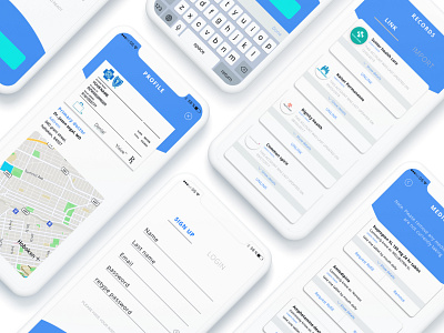 health app mockup app design figma healthapp healthcare interaction design principle procreate productdesign ui ux