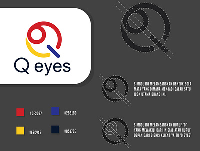 Q eyes branding design doctor eyes illustration logo logo design logo designer logo doctor logodesign logos logotype ui
