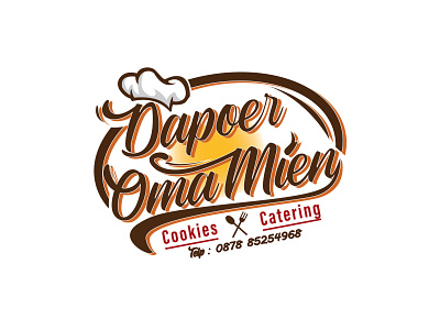 Logo Design Dapoer Oma Mien Restaurant bakery branding design logo logo design logo designer logodesign logos logotype vector